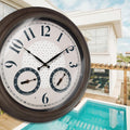 Presentime 18 Inch Illuminated Outdoor Clock