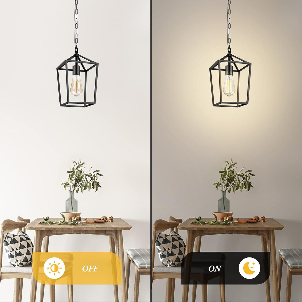 beslowe farmhouse pendant light for kitchen island, modern, package contents