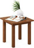 Furinno TIOMAN Outdoor Square Patio Table, Natural