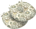 LVTXIII Outdoor Bistro Chair Cushions, 15"x15"x4" Round Patio Chair Cushions, All Weather Tufted Seat Cushions for Patio Furniture Use, Set of 2, Floral Symphony‌
