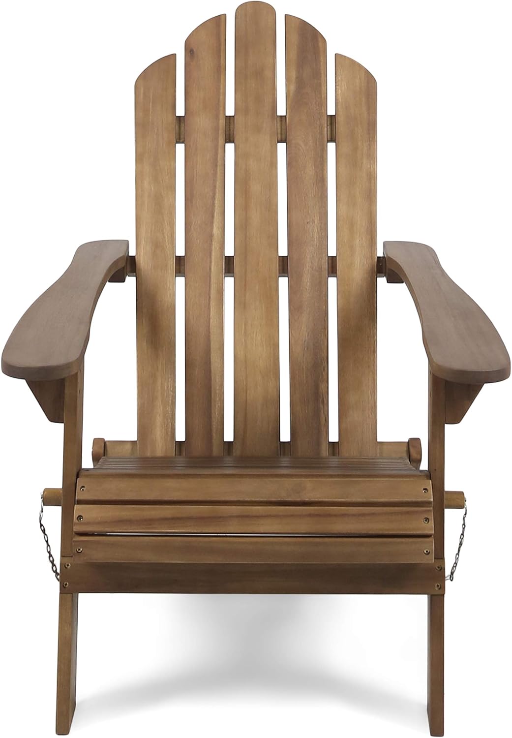 Christopher Knight Home Cara Outdoor Foldable Acacia Wood Adirondack Chair, Dark Brown Finish