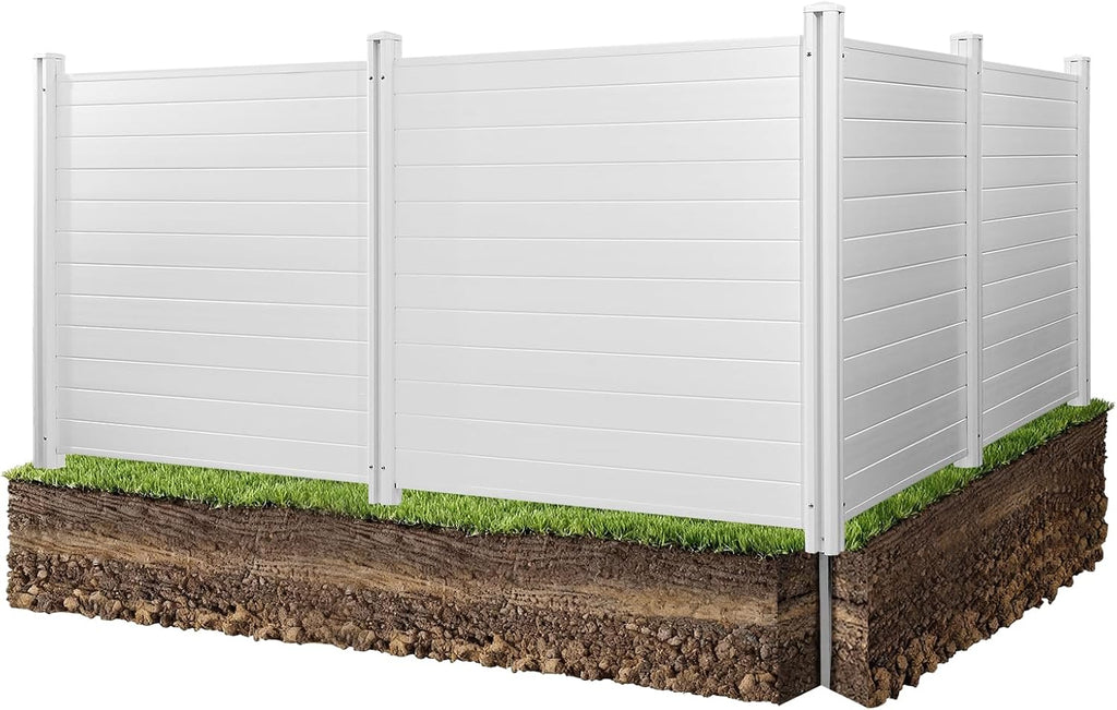 VEVOR Outdoor Privacy Screens 50" W x 50" H 4-Panel Air Conditioner Fence