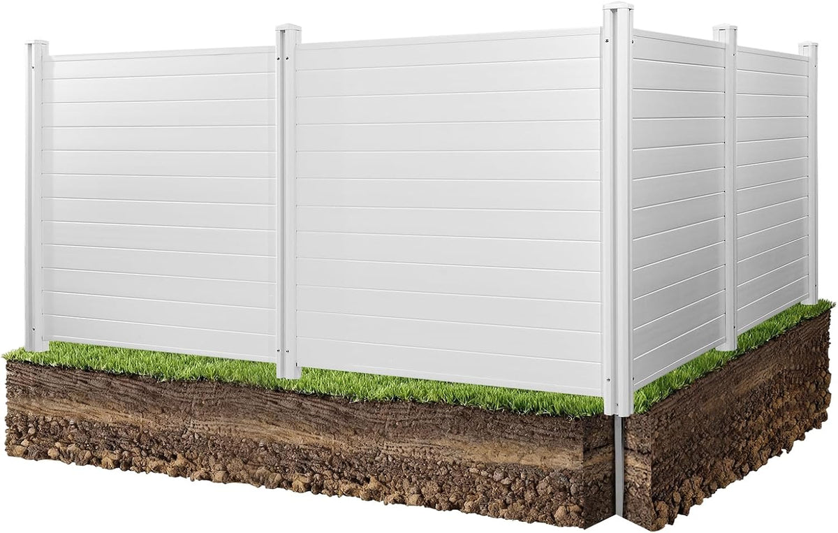 VEVOR Outdoor Privacy Screens 50" W x 50" H 4-Panel Air Conditioner Fence