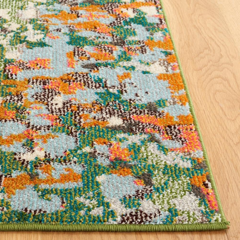 safavieh monaco collection area rug - 9' x, side view