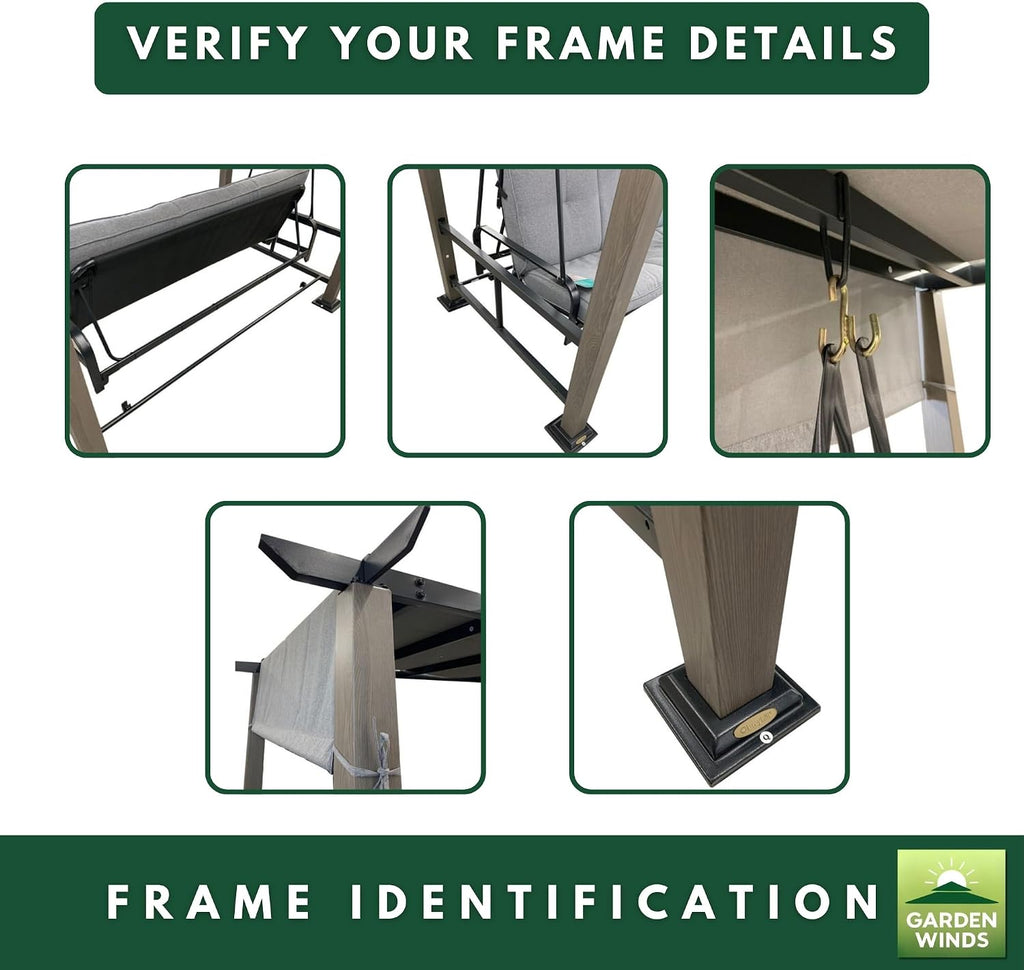 garden winds durable replacement canopy top cover compatible, package contents