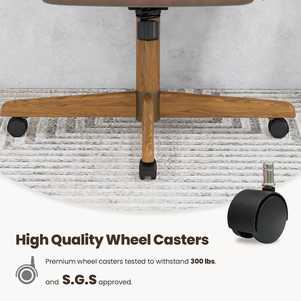 Chromcraft Douglas D9520 Swivel-Tilt Dining Chair - Chestnut - Mocha - 6pc