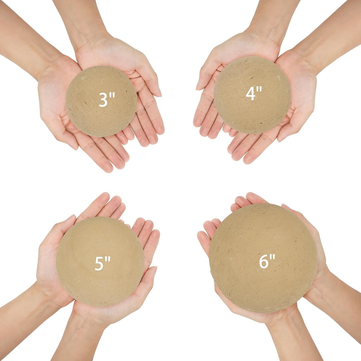 Skyflame 4-inch Ceramic Fireplace Balls, Fire Pit Firepalce Decorative