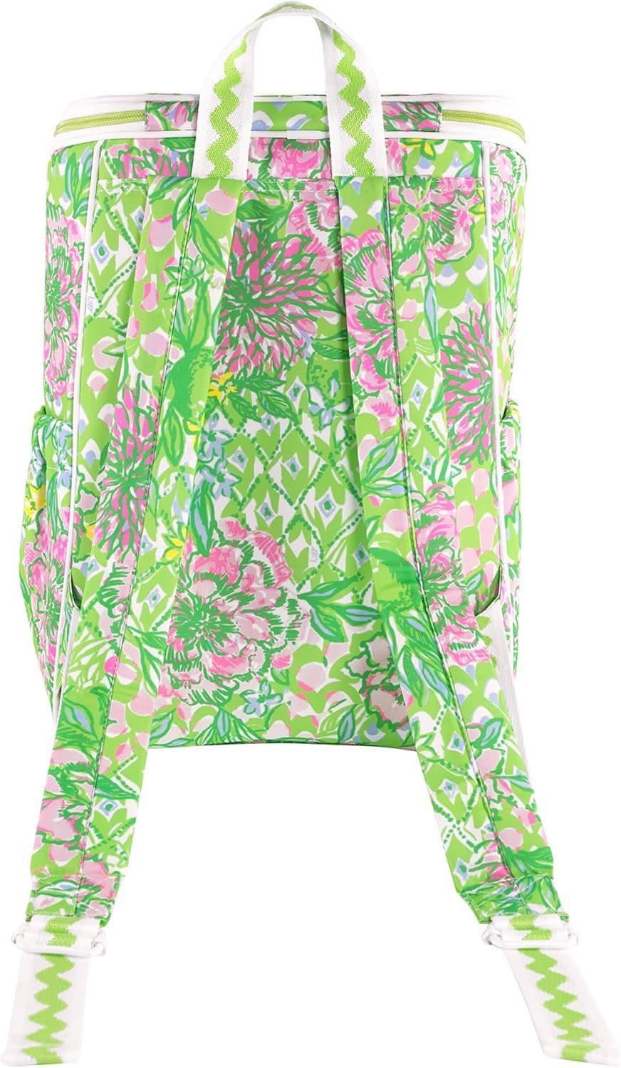 Lilly Pulitzer Insulated Backpack Cooler, Lime Feeling Good