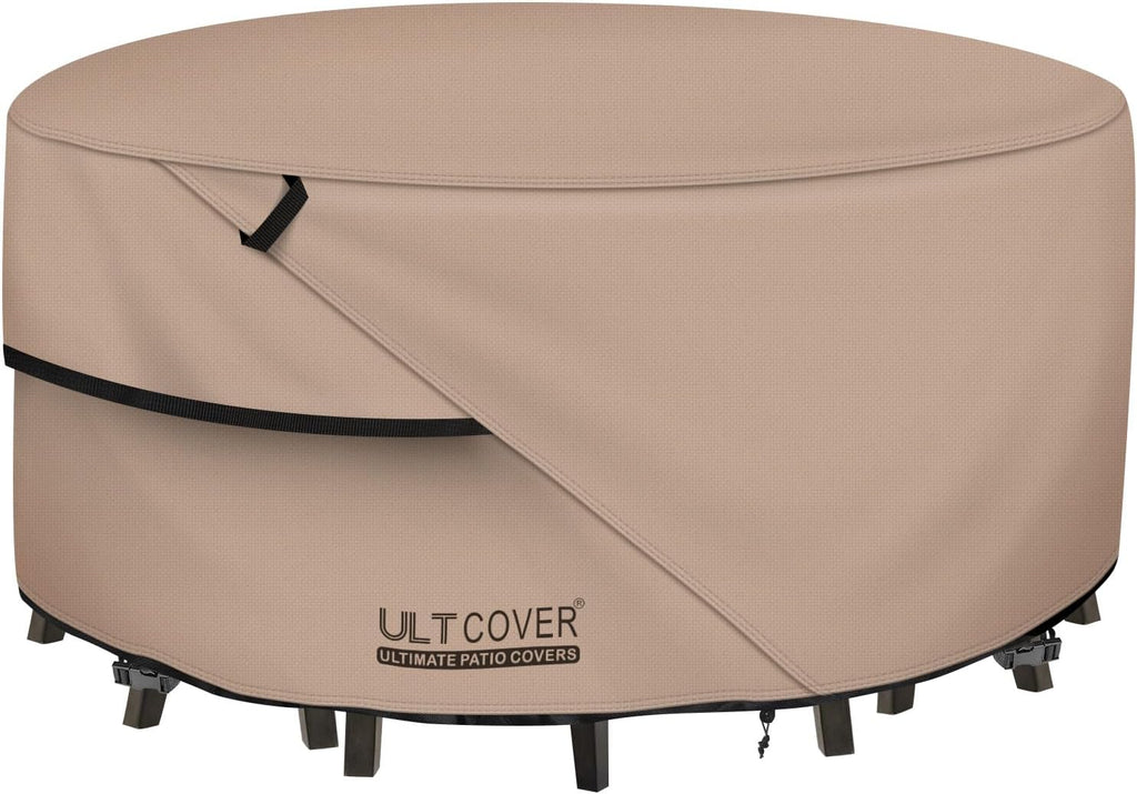 ULTCOVER Waterproof Round Patio Table Cover 76 inch