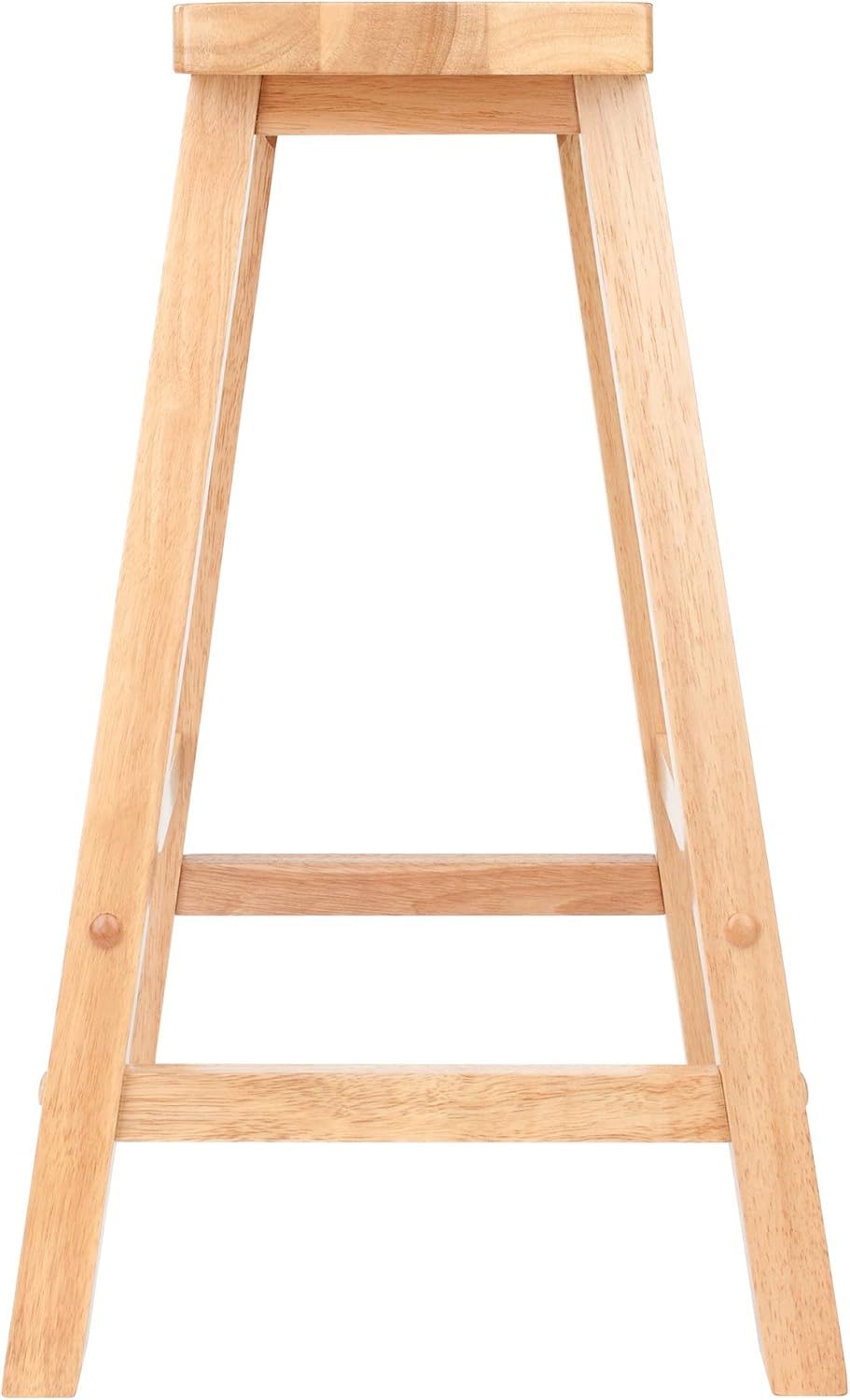 Winsome Satori Saddle Seat Counter Stool, Natural, 24"