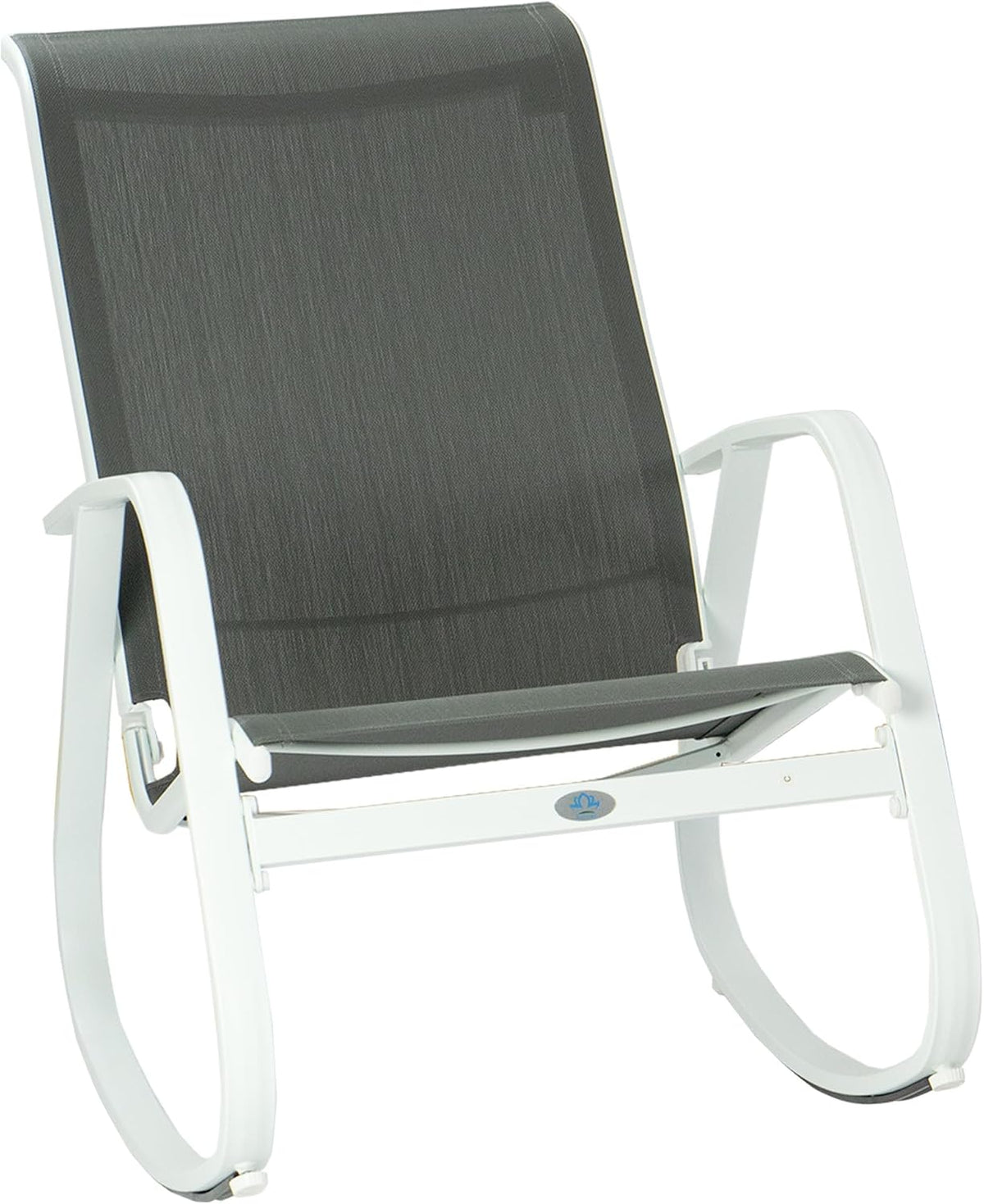 Kozyard Outdoor Rocking Chair, Powder-Coated Aluminum Frame