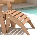 Plawdlik Folding Ottoman, Teak