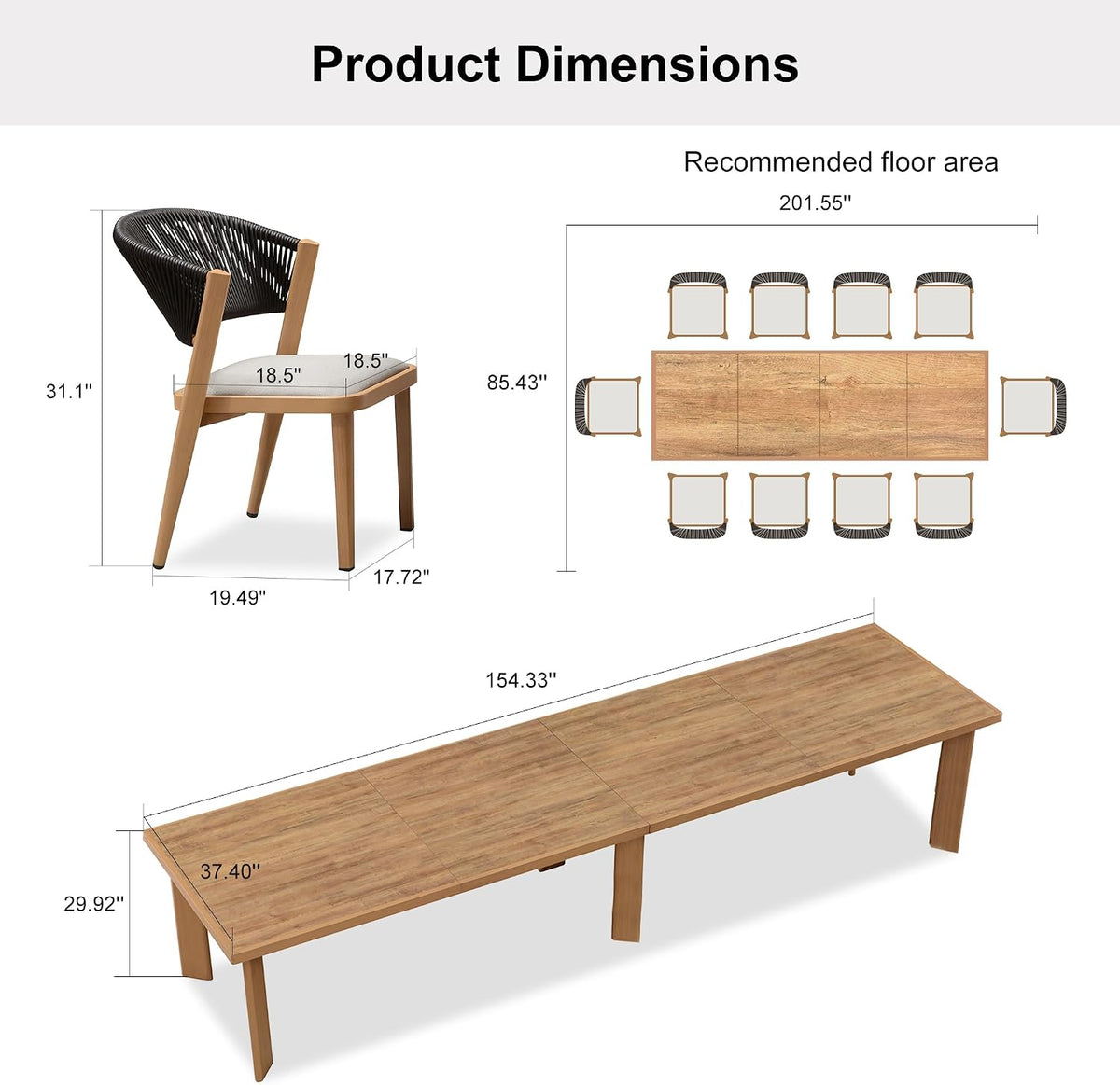 purple leaf large outdoor dining set for 12 on a desk or shelf