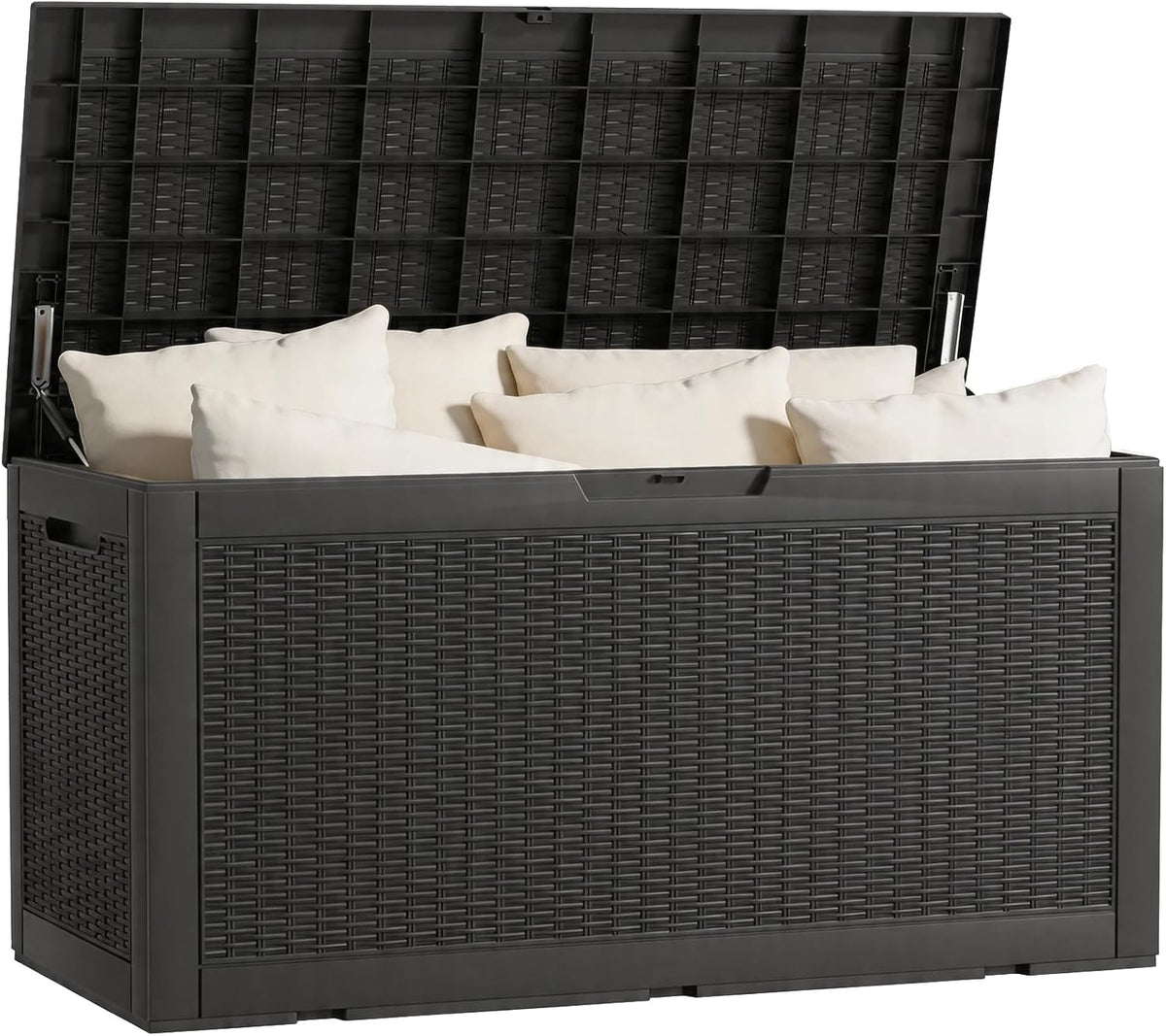 Vixzen 121 Gal Waterproof Outdoor Storage Box Lockable Deck Box