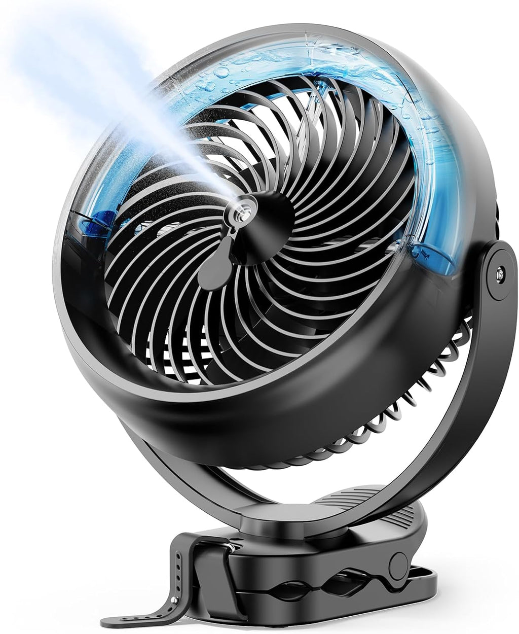 Koonie 8'' 10000mAh Battery Operated Misting Fan with Max. 48 Hrs Runtime