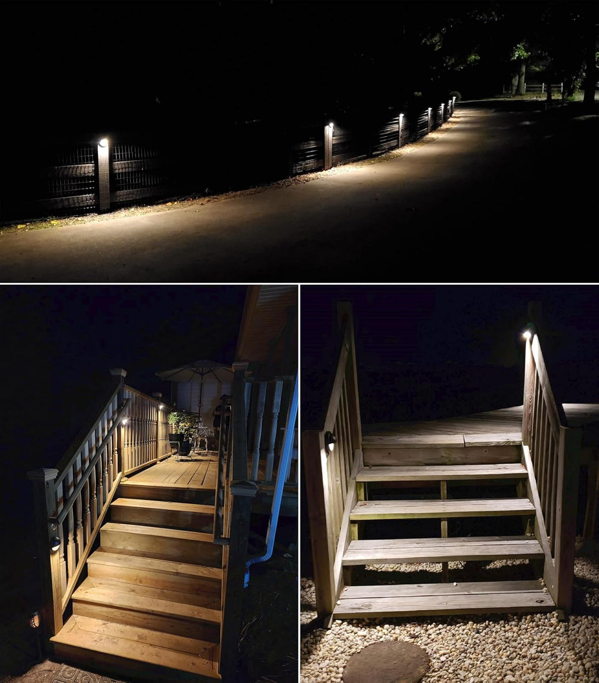 2.5w orb aluminum low voltage deck lights 2700k, package contents