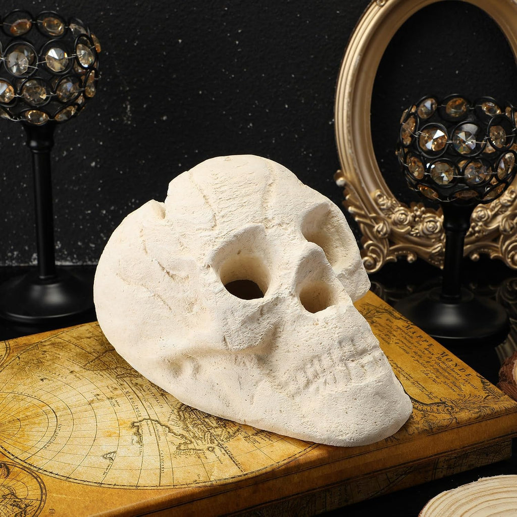 colingmill 2 pack ceramic fire pit skull 8.7, package contents