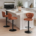 Bar Stools Set of 3 - Swivel Counter Height Barstools (Height Adjustable)