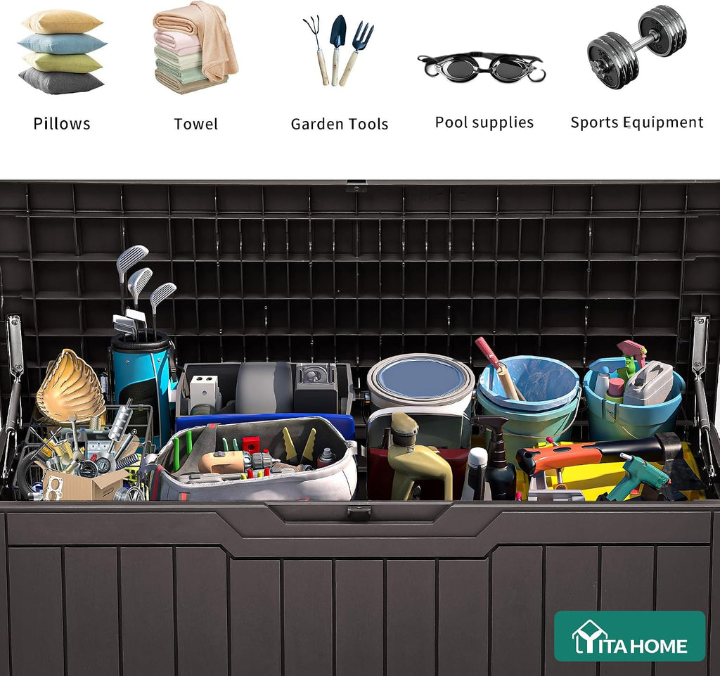YITAHOME 80 Gallon Outdoor Storage Box
