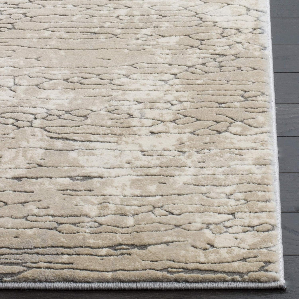 Safavieh Meadow Collection 2'7" x 8' Beige MDW170B Modern Abstract Runner Rug