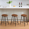 Counter Height Stools Set of 3, 24 Inch Barstools for kitchen island