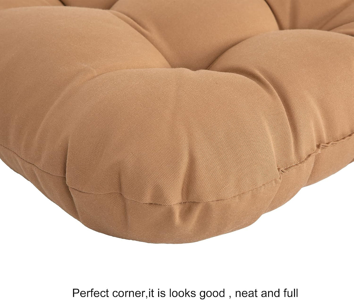 ARTPLAN 5 Piece Patio Loveseat Bench Cushion Set Wicker Outdoor Pillow Pads