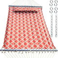 Quilted Double Hammock, Fade‑Resistant Fabric, 600 LBS Capacity