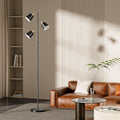 36W LED Tree Floor Lamp, 3 Rotatable Lights Standing Lamps for Living Room