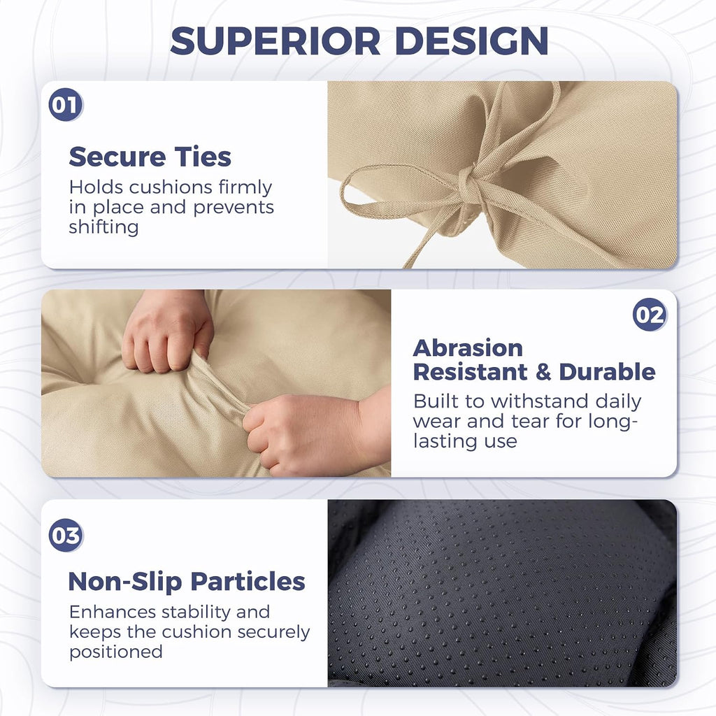 Outdoor Chaise Lounge Cushions, Waterproof Lounge Chair Cushions