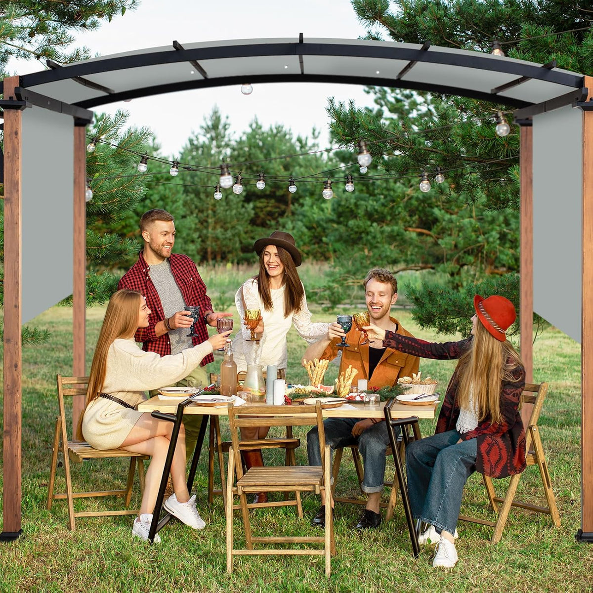 pergola shade cover replacement, 17 x 6.8 ft on a desk or shelf