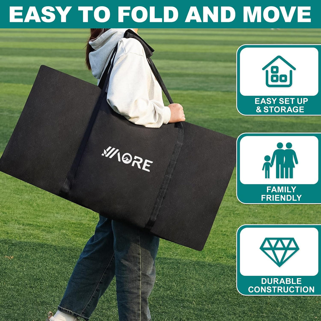 1MORE Folding Bench, Portable Foldable Sideline Bench for Team with Carry Bag