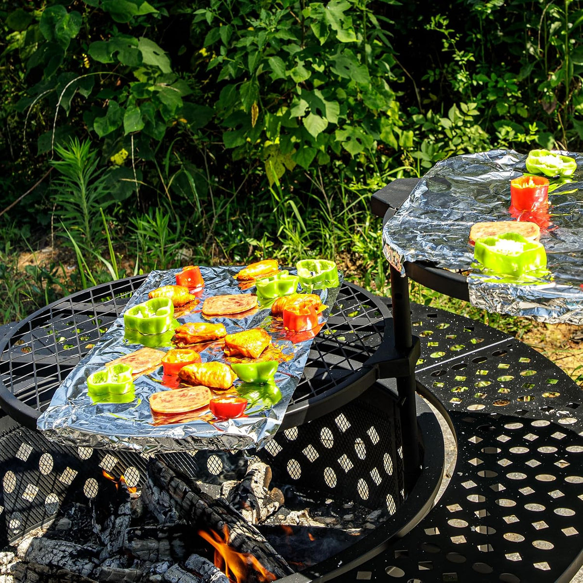 OutVue 47 Inch Fire Pit with 2 Grills