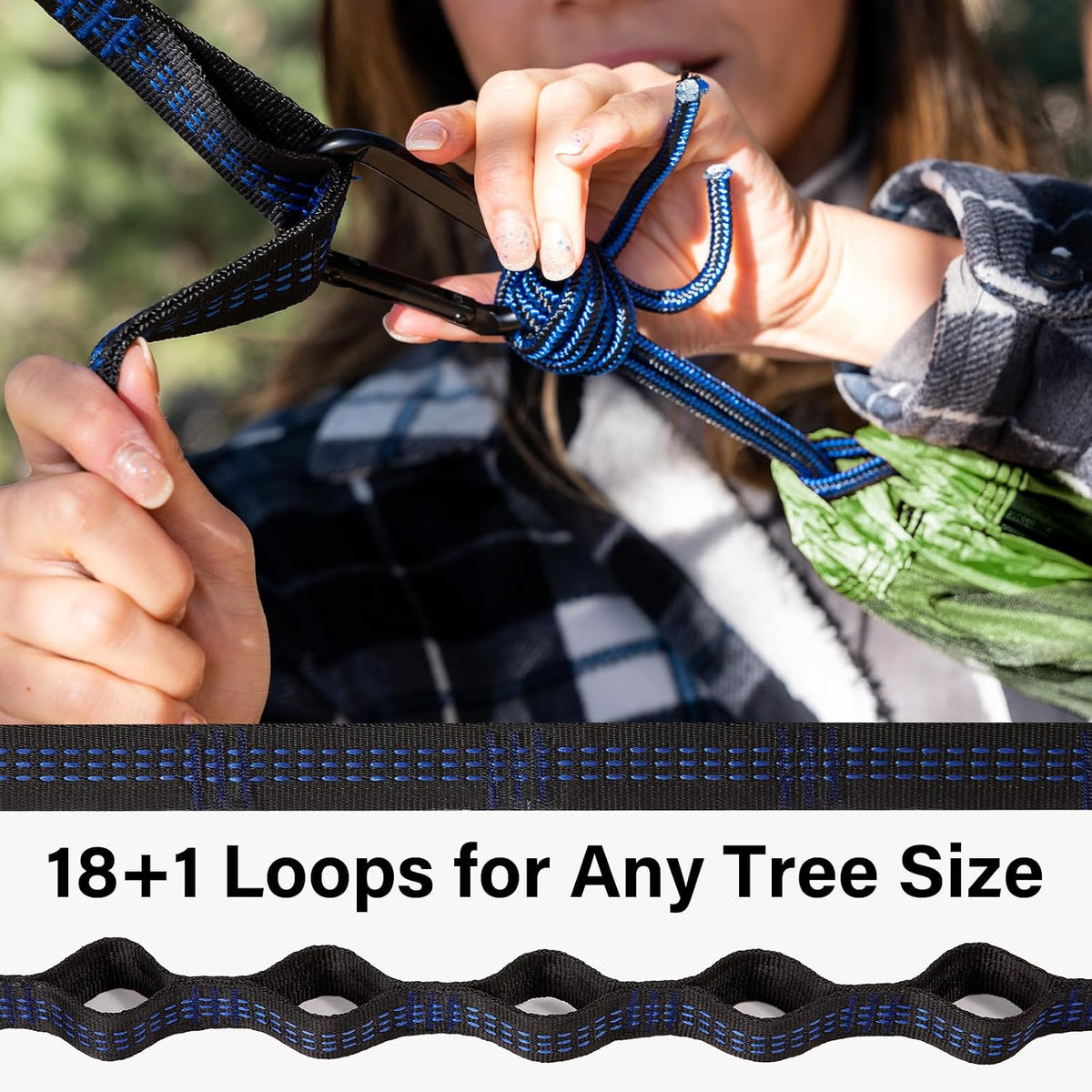 Kootek Camping Hammock 500lbs Capacity Outdoor Camping Essentials, Double