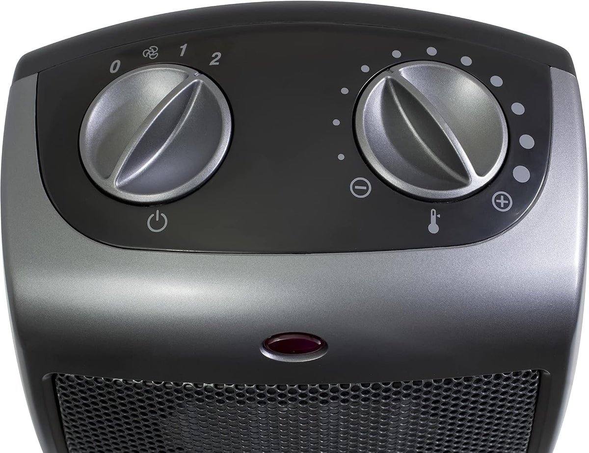 Lasko Portable Indoor Ceramic Space Heater - 9” - 754201 - Dark Gray
