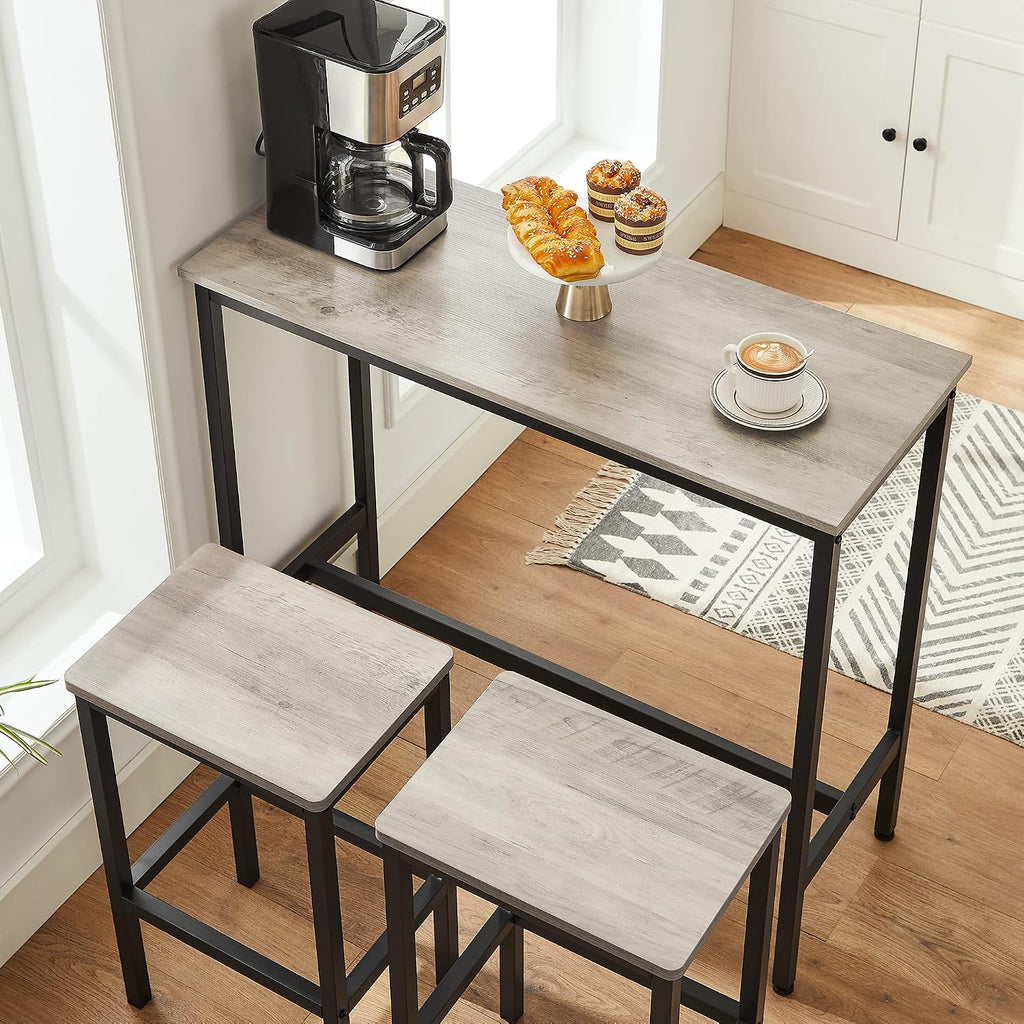 vasagle bar stools set of 2, backless, 25.6, package contents
