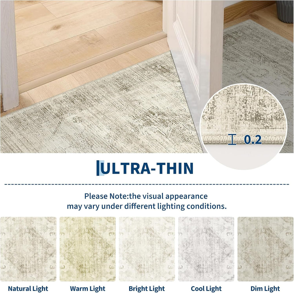 garvee beige boho 9x12 area rugs for living showing dimensions