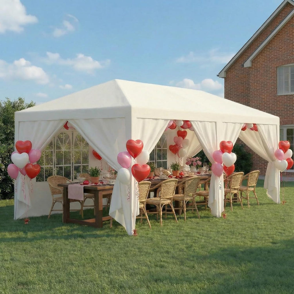 HOTEEL 10x20 Party Tent Outdoor Canopy Tents for Parties