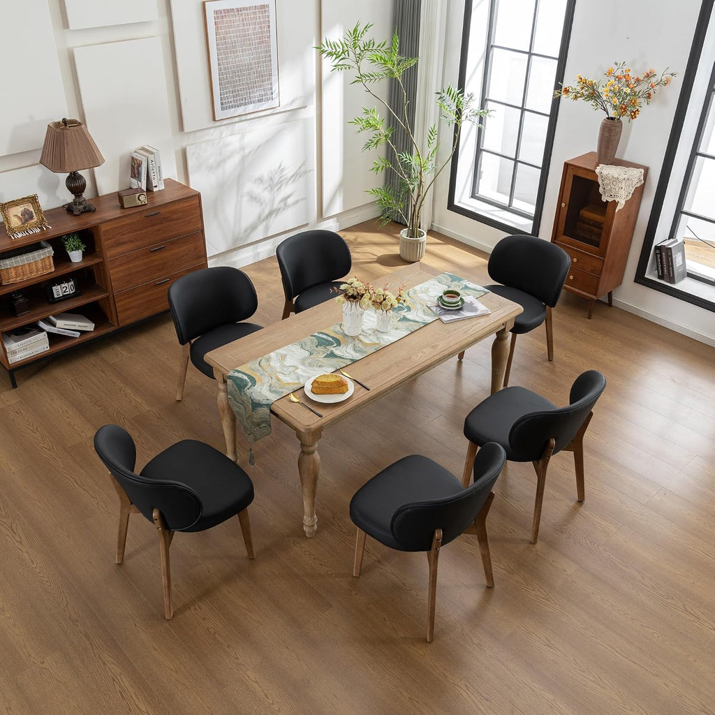 YOUNIKE Dining Chairs Set of 4 Modern Kitchen Dining Room Chairs Black