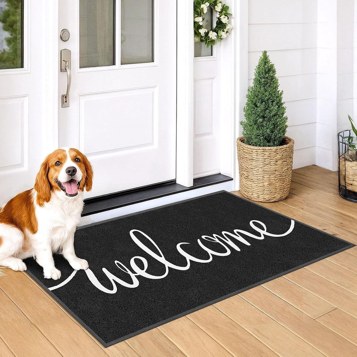 EARTHALL Funny Welcome Mats Outside/Inside 59"x35", Front Door Mat Outdoor Entrance, Indoor Outdoor Mats for Home Entrance, Funny Doormat Outside/Inside Entry, Front Porch Decor for Farmhouse