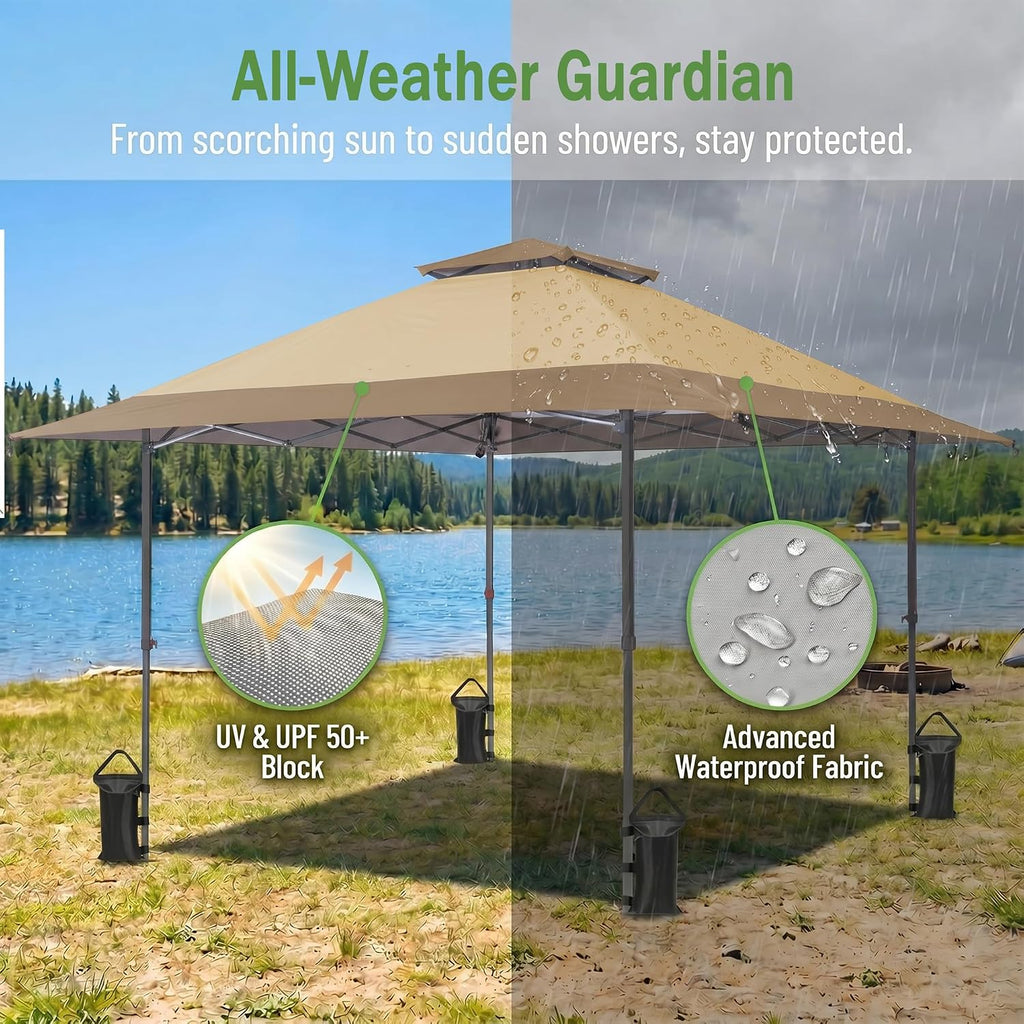 Canopy Replacement Top 13x13, Canopy Cover ONLY, Beige