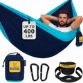 Wise Owl Outfitters Camping Hammock – up to 500lbs Portable Hammock with Tree Straps - Travel, Backpacking, Hiking, Outdoors Camping Gear - Single or Double