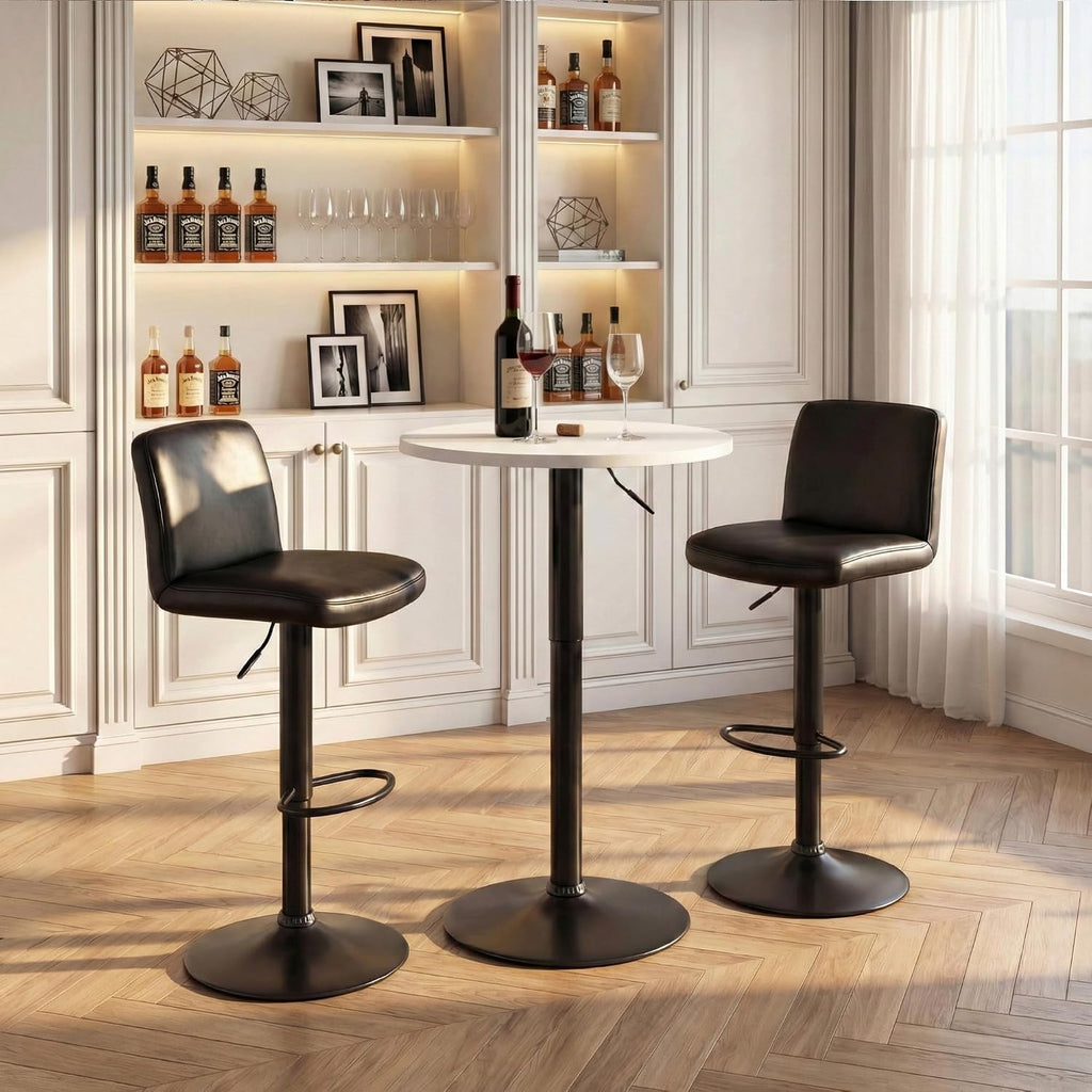 shahoo round bar table, adjustable height and 360°, package contents