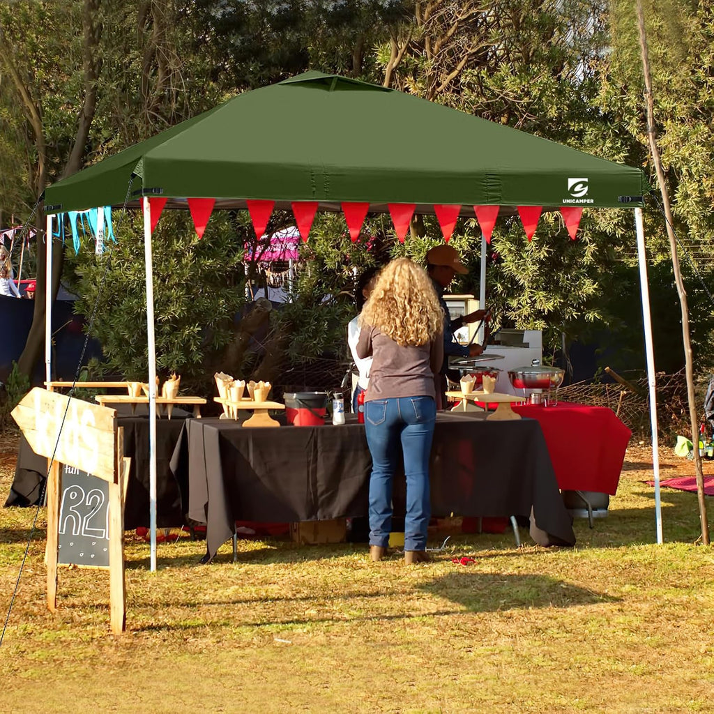 10x10 Pop Up Canopy Replacement Top Cover with Air Vent(Frame NOT INCUDE)
