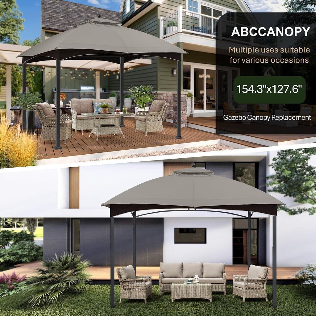 abccanopy gazebo replacement canopy for #gf-12s004b-1, gray, package contents