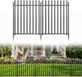 No Dig Decorative Garden Fence, 32in(H)×22ft(L), 10 Panels