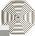 ABCCANOPY OLEFIN® 5-Year No Fade 9FT Patio Replacement Canopy(Gray Stripe)
