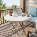 28in Cocktail Table, no Assembly Required, High Top Folding Table