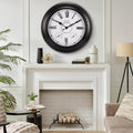 CLXEAST 24 Inch Large Illuminated Outdoor Clocks Waterproof