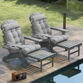 NAVINE Adirondack Chair Cushions Set of 2 with Headrest, Grey