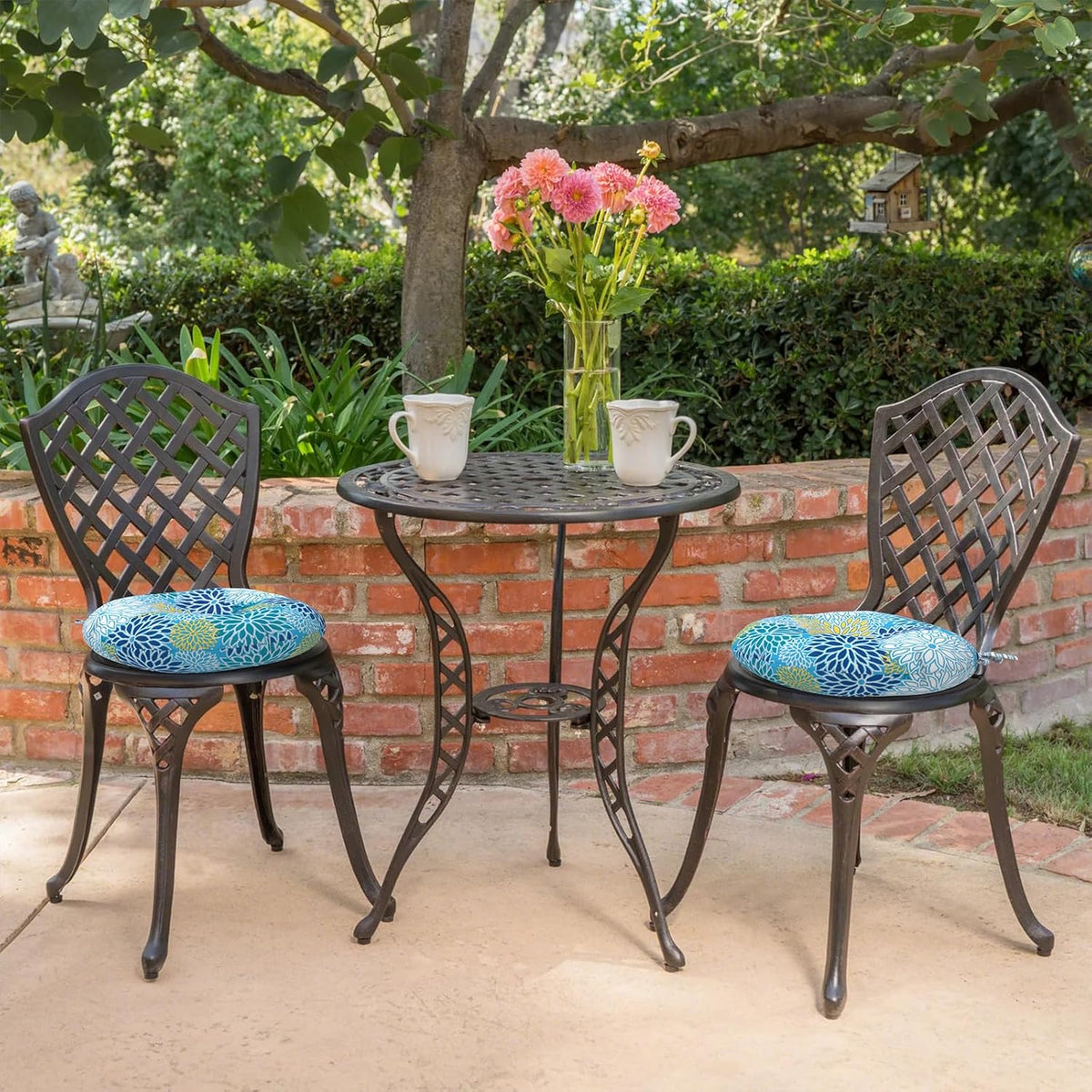 outdoor bistro chair cushions, water repellent furniture chair, package contents